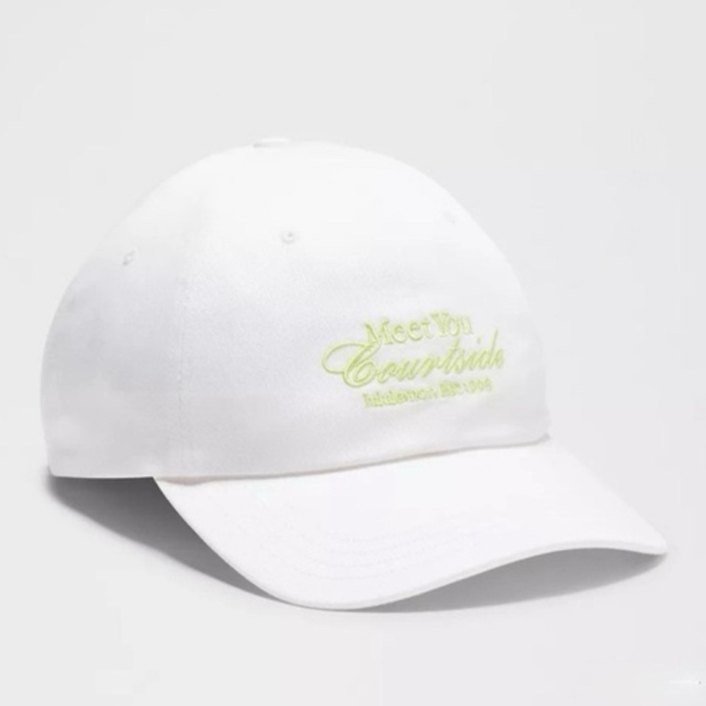 NWT! Lululemon Classic Unisex Ball Cap White/Sour Grape!!